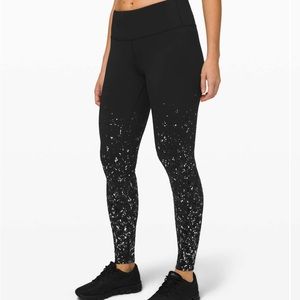 Lululemon SPECIAL EDITION Speed Wunder Tight 28" *Speckle Shine